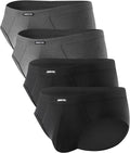BAMBOO COOL Men's Tagless Briefs - Soft Breathable Support Shoes