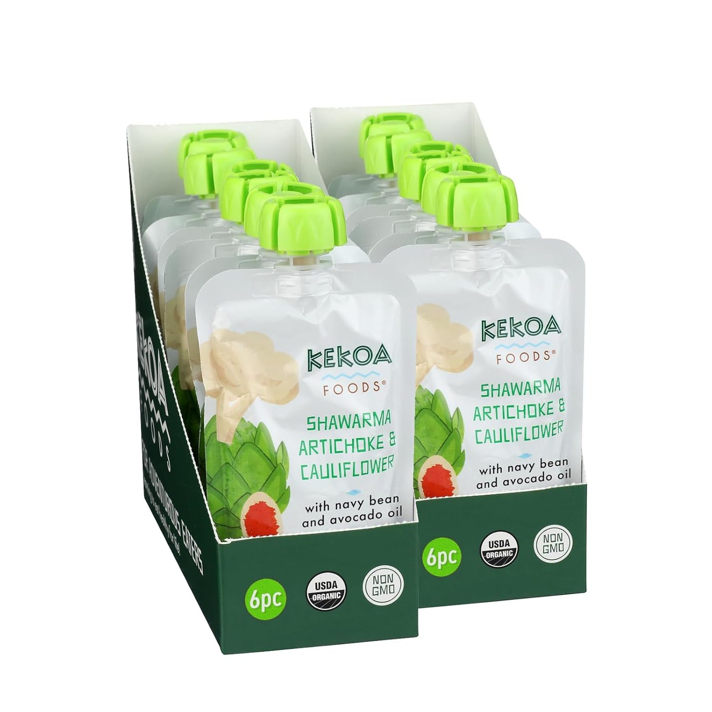 Kekoa Foods Shawarma Artichoke Cauliflower Baby Food Puree