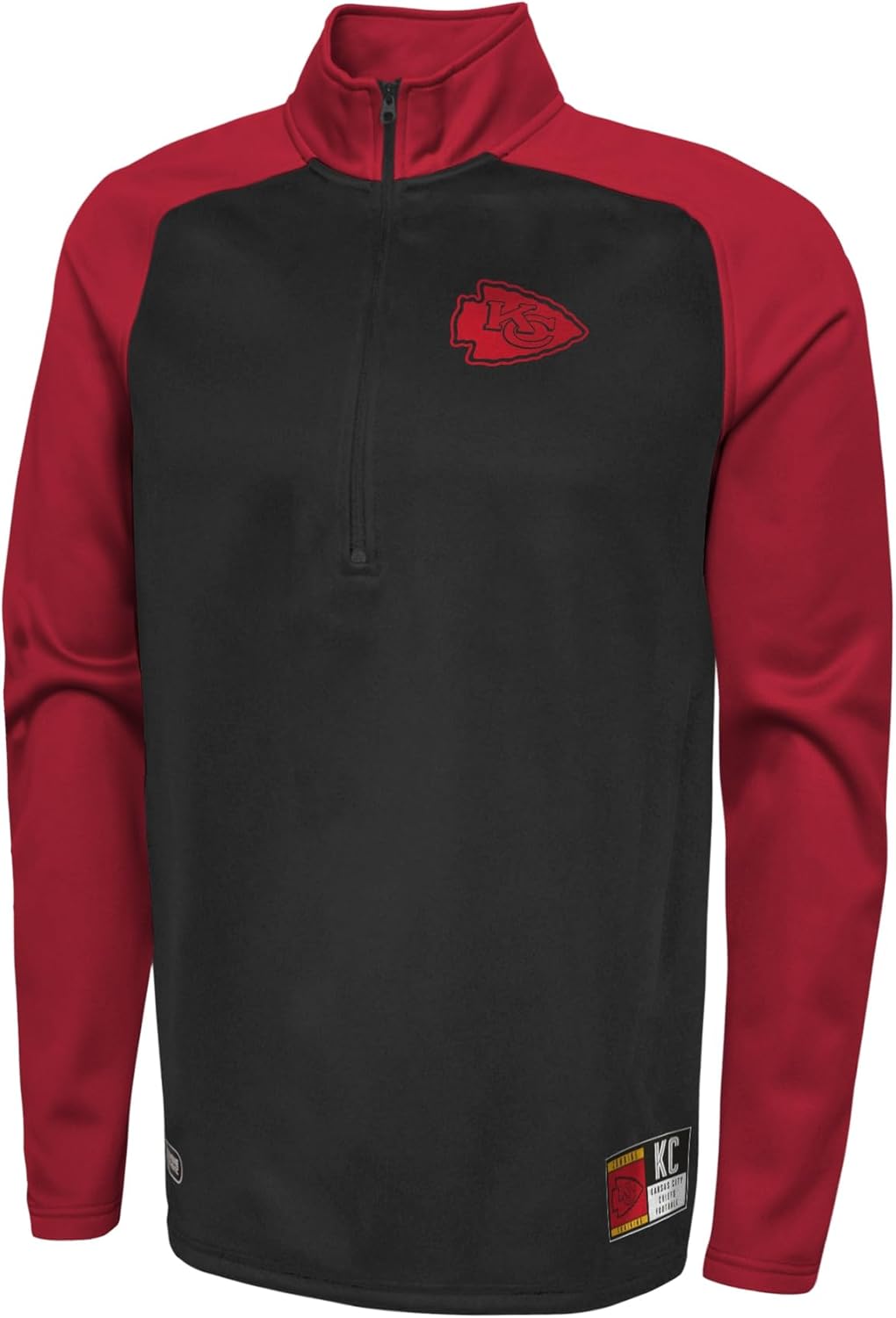 Outerstuff NFL Men's O-Line Performance 1/4 Zip Pullover Fleece
