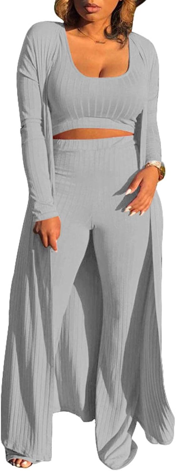 HANMAX Women's Tracksuit: Stylish 3 Piece Set for All Occasions