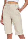 Hiverlay Women's Golf Bermuda Shorts 13in Knee Length