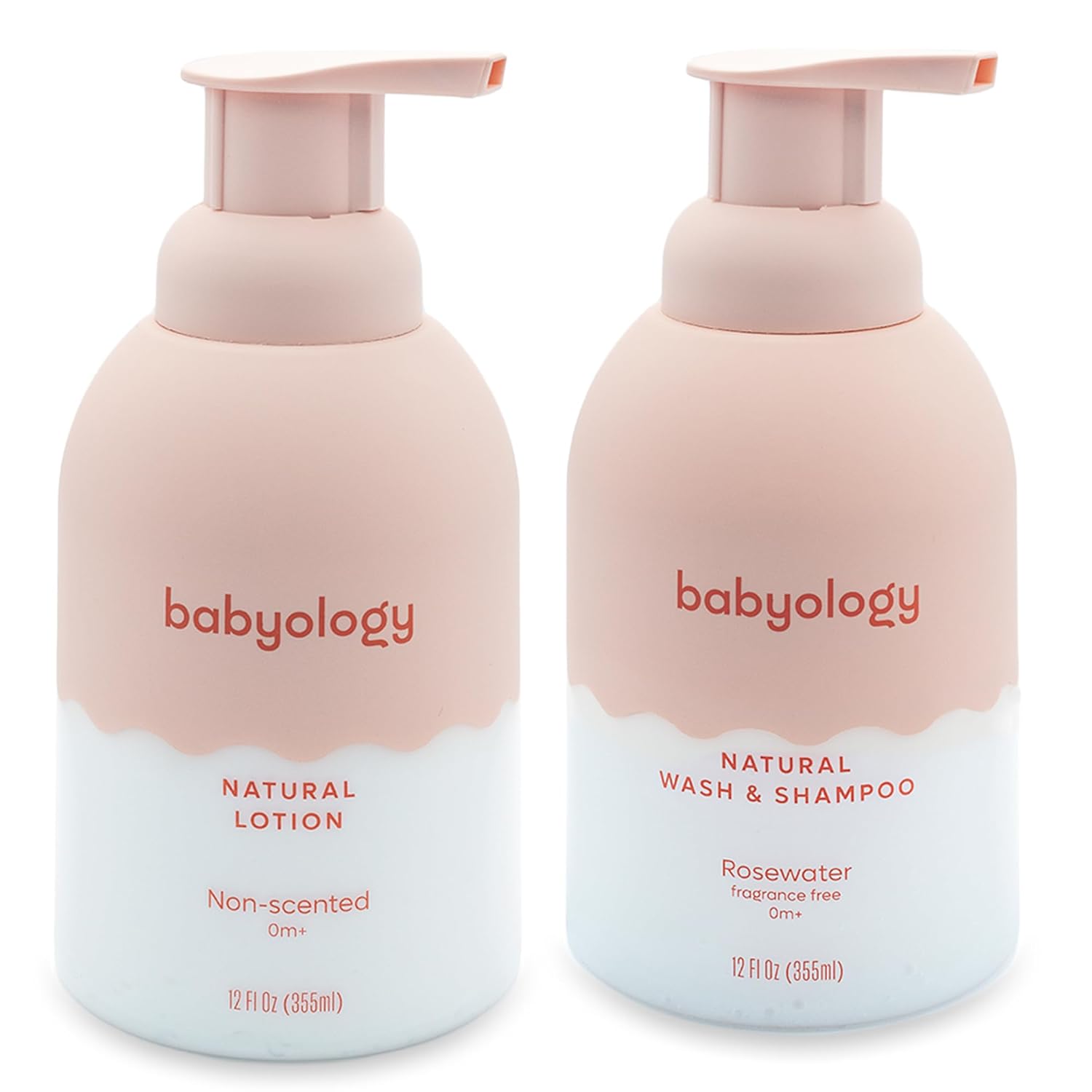 All Natural Baby Wash and Shampoo Set with Organic Lotion