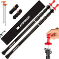 Tarp Poles Heavy Duty Adjustable 8.7ft Telescopic Poles - Stable