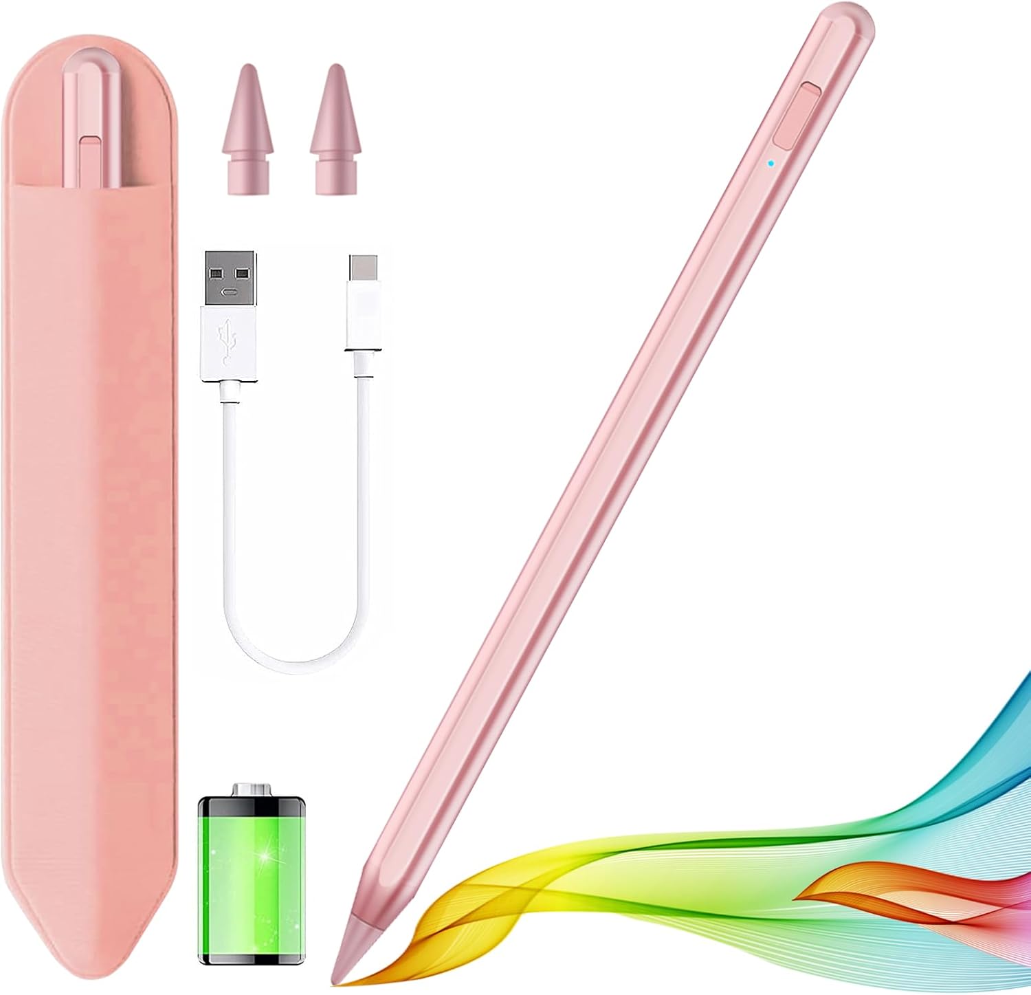 Precision Stylus Pen with Palm Rejection - iPad Compatible