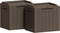 Greesum 31 Gallon Deck Box for Outside - Weatherproof Patio Storage