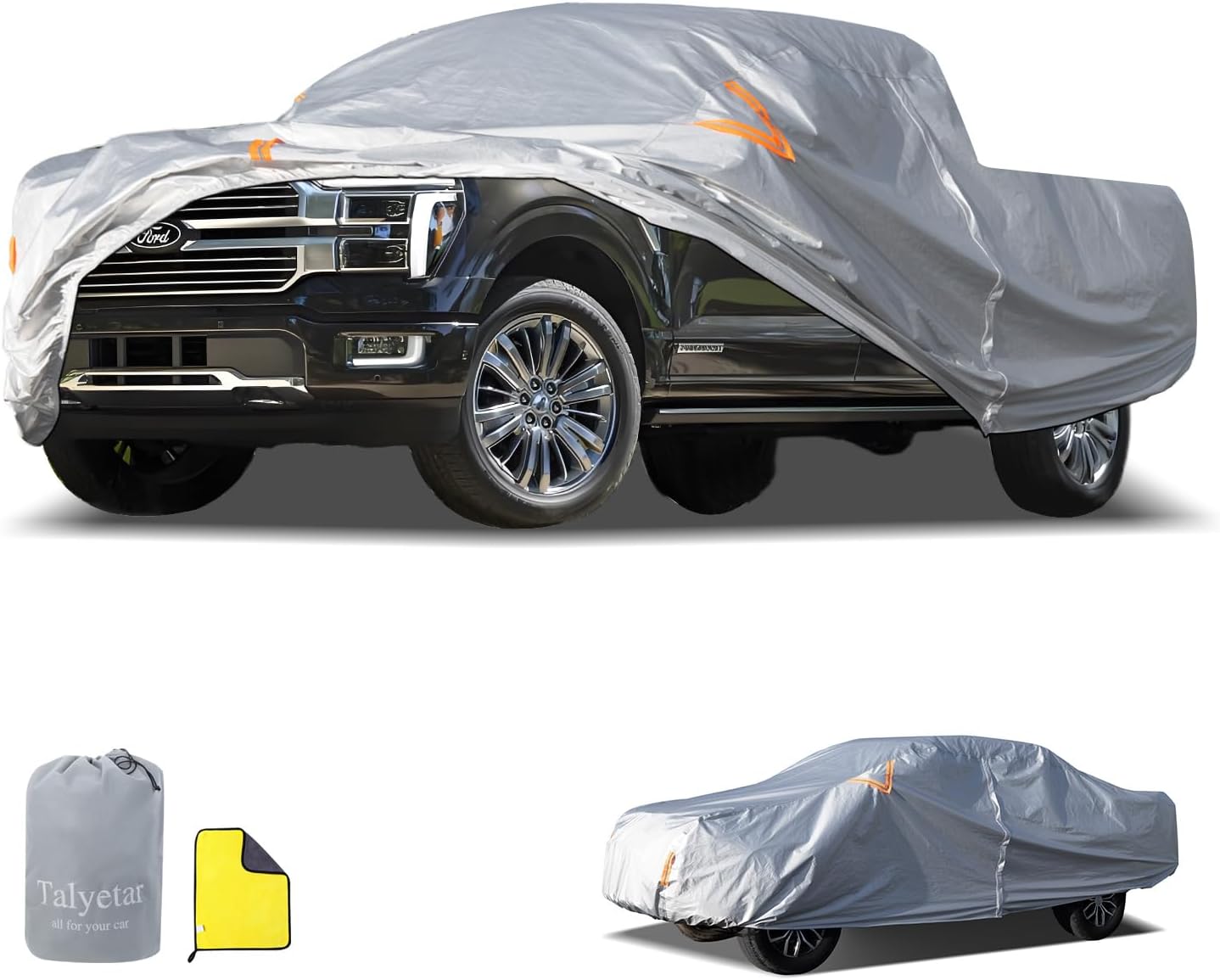 Truck Cover Waterproof All Weather Protection for Chevy Ford
