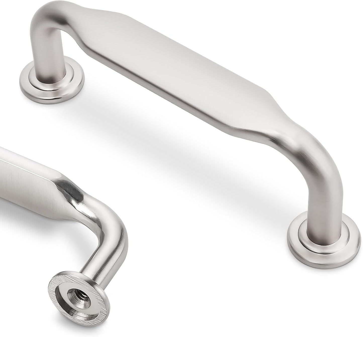 10 Pack 3 Inch Cabinet Pulls in Brushed Satin Nickel Finish