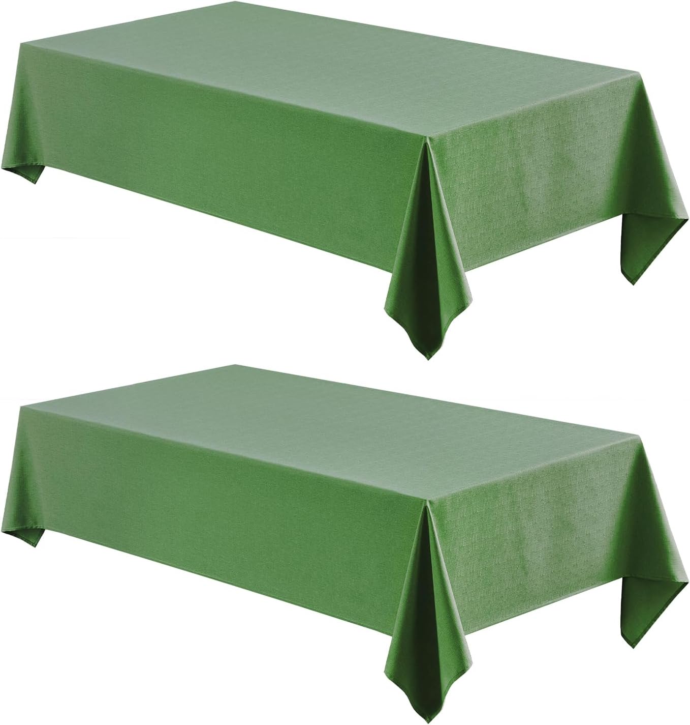 Rectangle Tablecloth 60x120 inch, 2 Pack Water Resistant Covers
