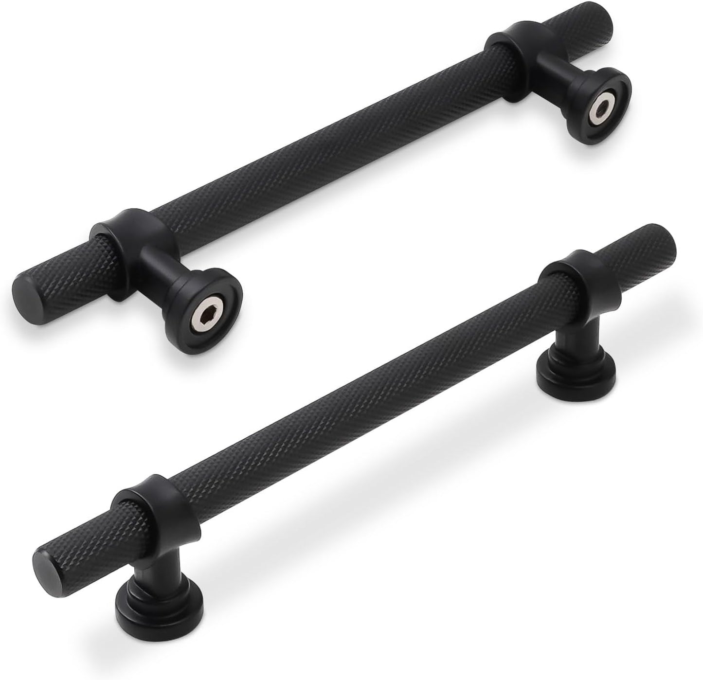 10 Pack 5 Inch Cabinet Pulls in Matte Black for Modern Kitchens