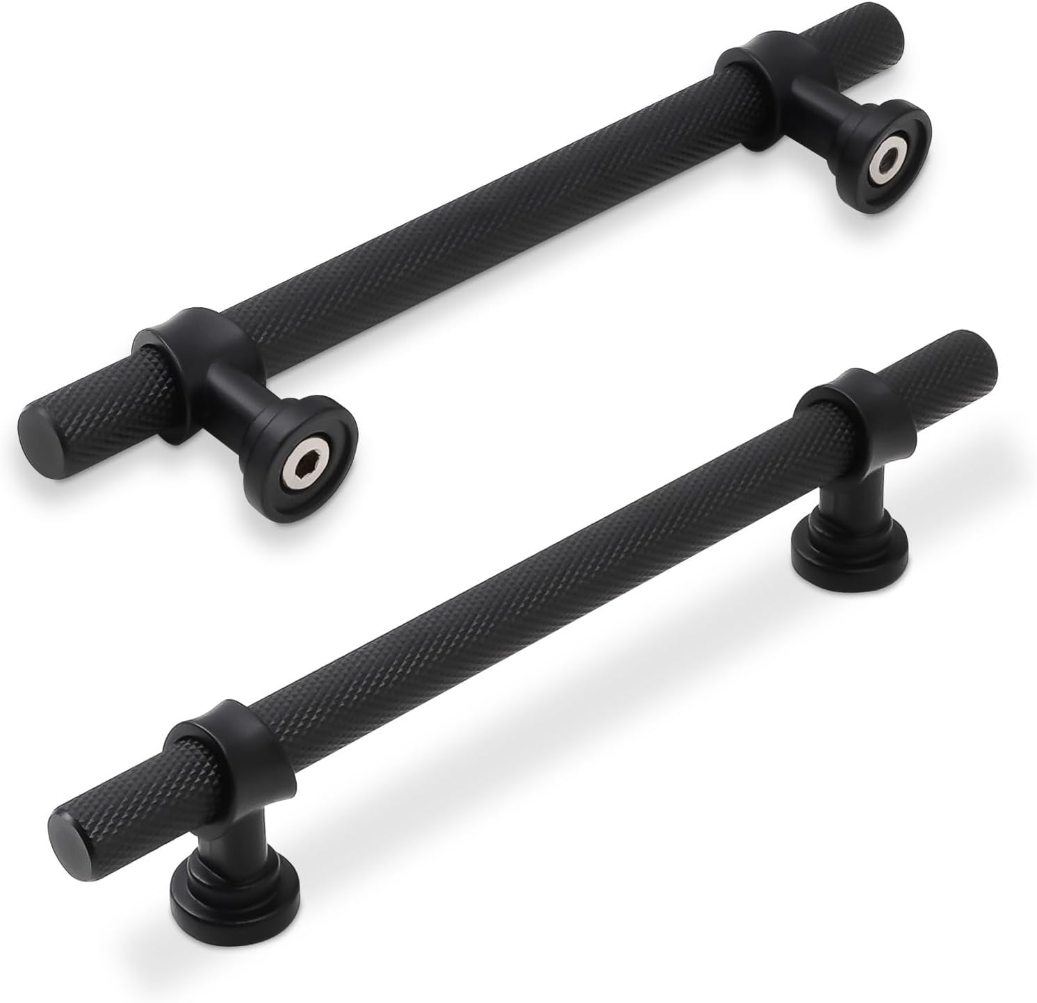 10 Pack 5 Inch Cabinet Pulls in Matte Black for Modern Kitchens