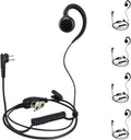 PROMAXPOWER Two Way Radio Swivel Headset Earpiece PTT (5 Pack)
