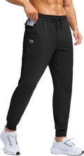 Men's Fleece Lined Athletic Pants for Winter Runs - Water Resistant