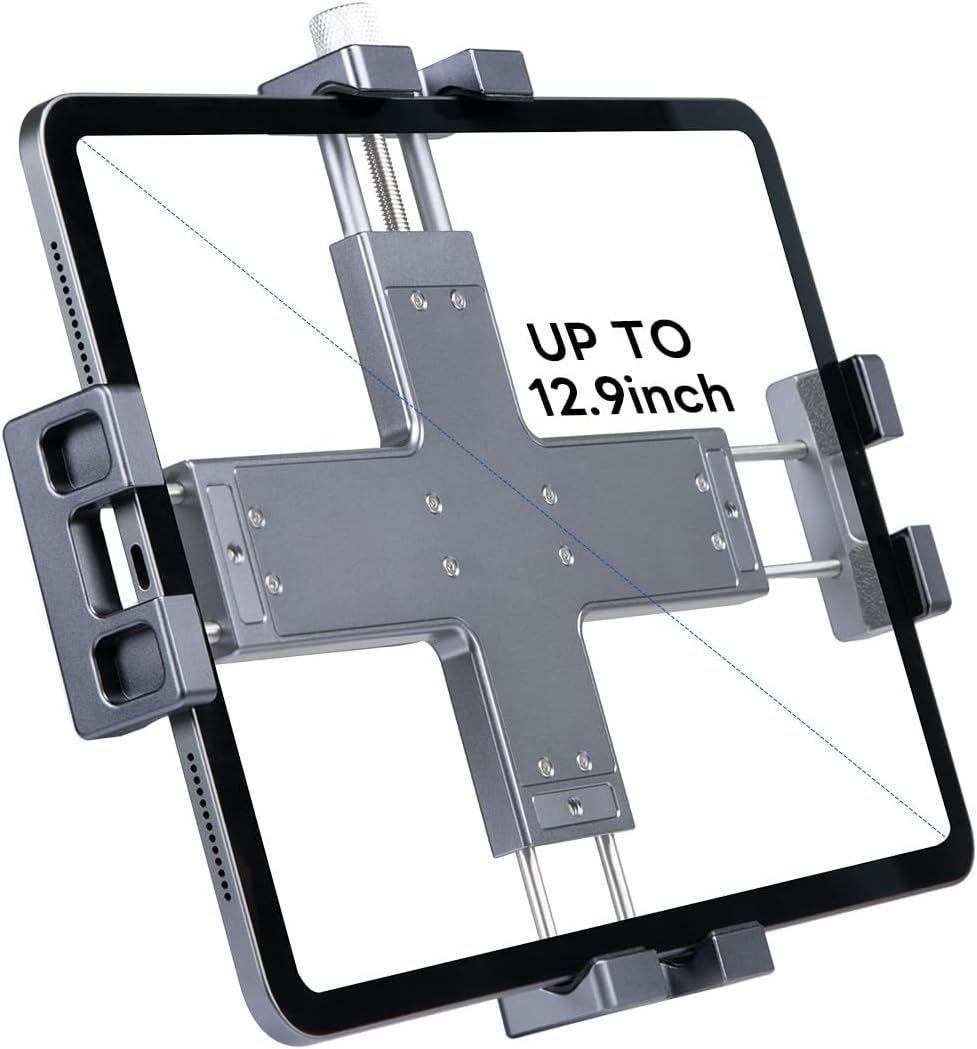 FANAUE Tablet Holder for Car - 360 Rotatable iPad Stand