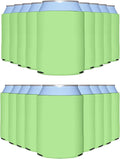 PartyPrints 1000 Pack Pistachio Can Cooler Sleeves - Thick Foam