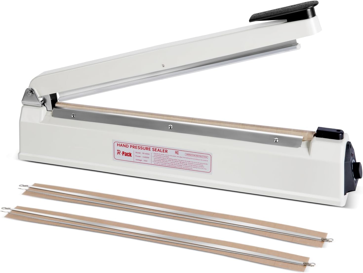 Impulse Heat Sealer with Seal Bar for Heavy-Duty Bag Sealing