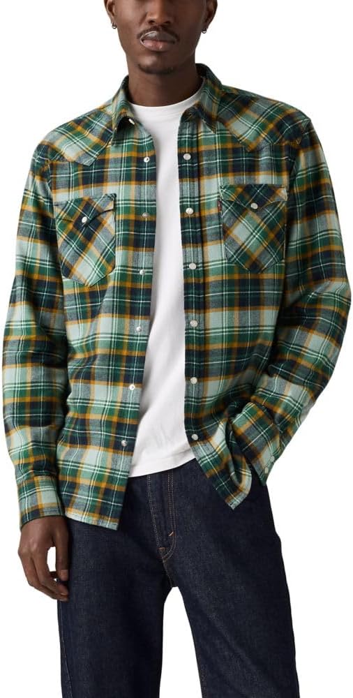 Levi's Men's Classic Western Shirt for Timeless Style and Fit