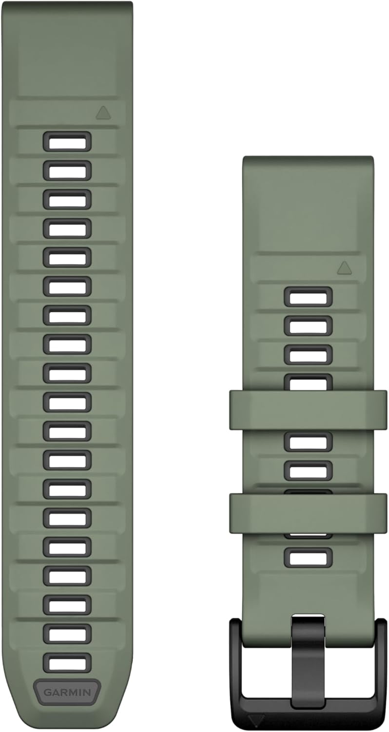 Garmin QuickFit 20mm Black/Pebble Gray Silicone Band Review