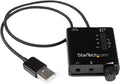 USB Sound Card with SPDIF Digital Output - Compact External DAC