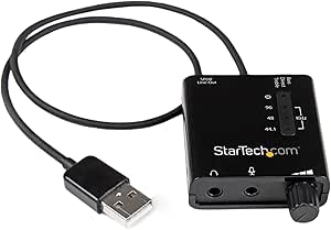 USB Sound Card with SPDIF Digital Audio for Laptop or PC