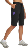 Baleaf Women's 13ft' Knee Length Hiking Shorts for Comfort
