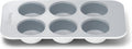 6 Cup Ceramic Muffin Pan White - Non-Toxic Small Batch Bakeware