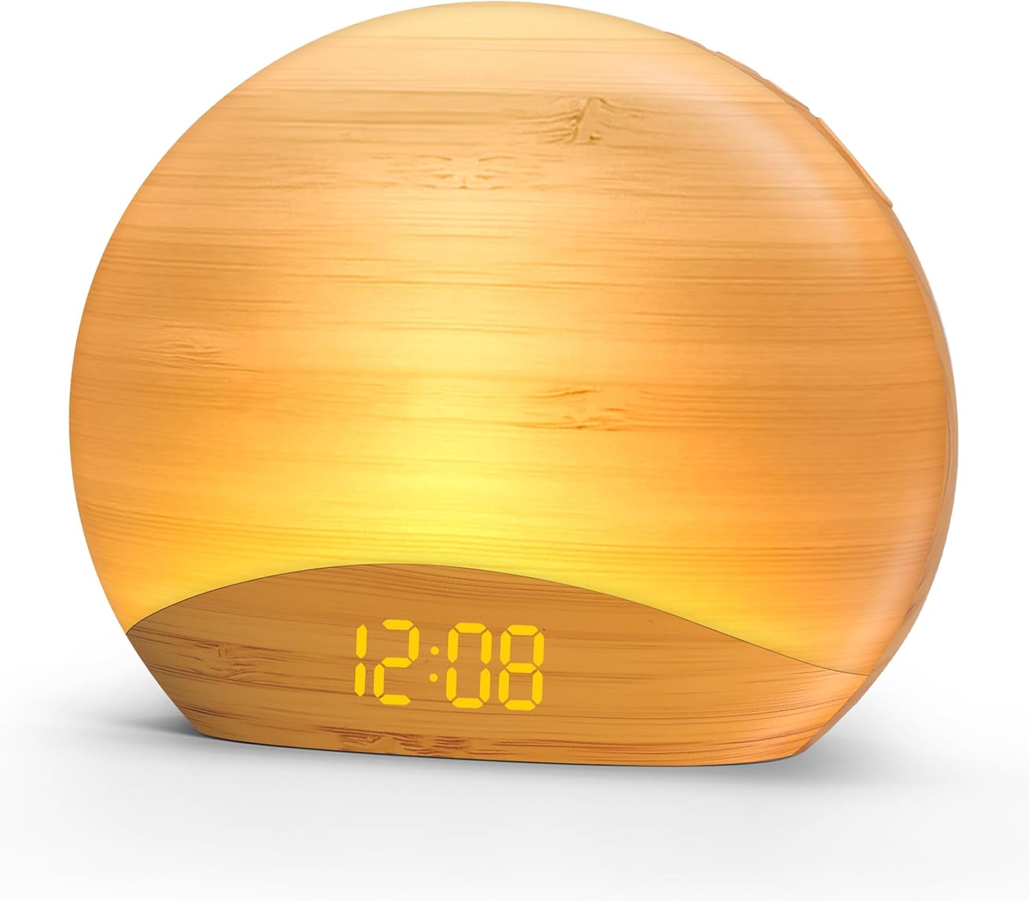 REACHER Sunrise Alarm Clock with Bluetooth Speaker & FM Radio