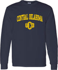 NCAA Long Sleeve Arch Logo T-Shirt - Unisex Cotton Fit