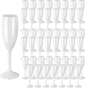 Plastic Champagne Flutes Set of 48 for Weddings and Celebrations