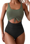 Eomenie One Piece Swimsuit Tummy Control Slimming - Flattering Fit