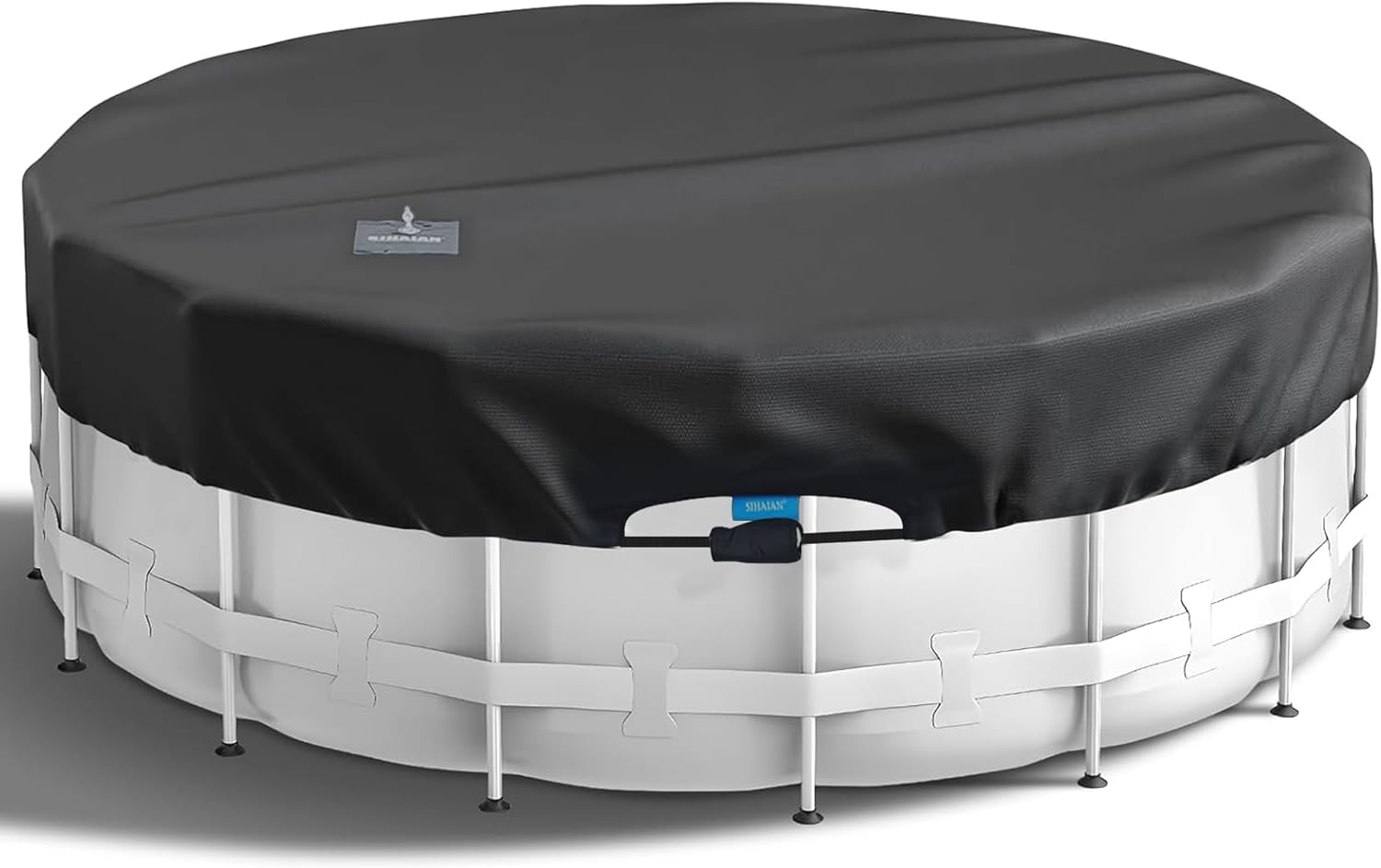 16 Ft Pool Cover for Above Ground Pools - Quick Installation