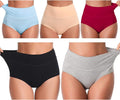 High Waist Cotton Underwear for Women Full Coverage Briefs