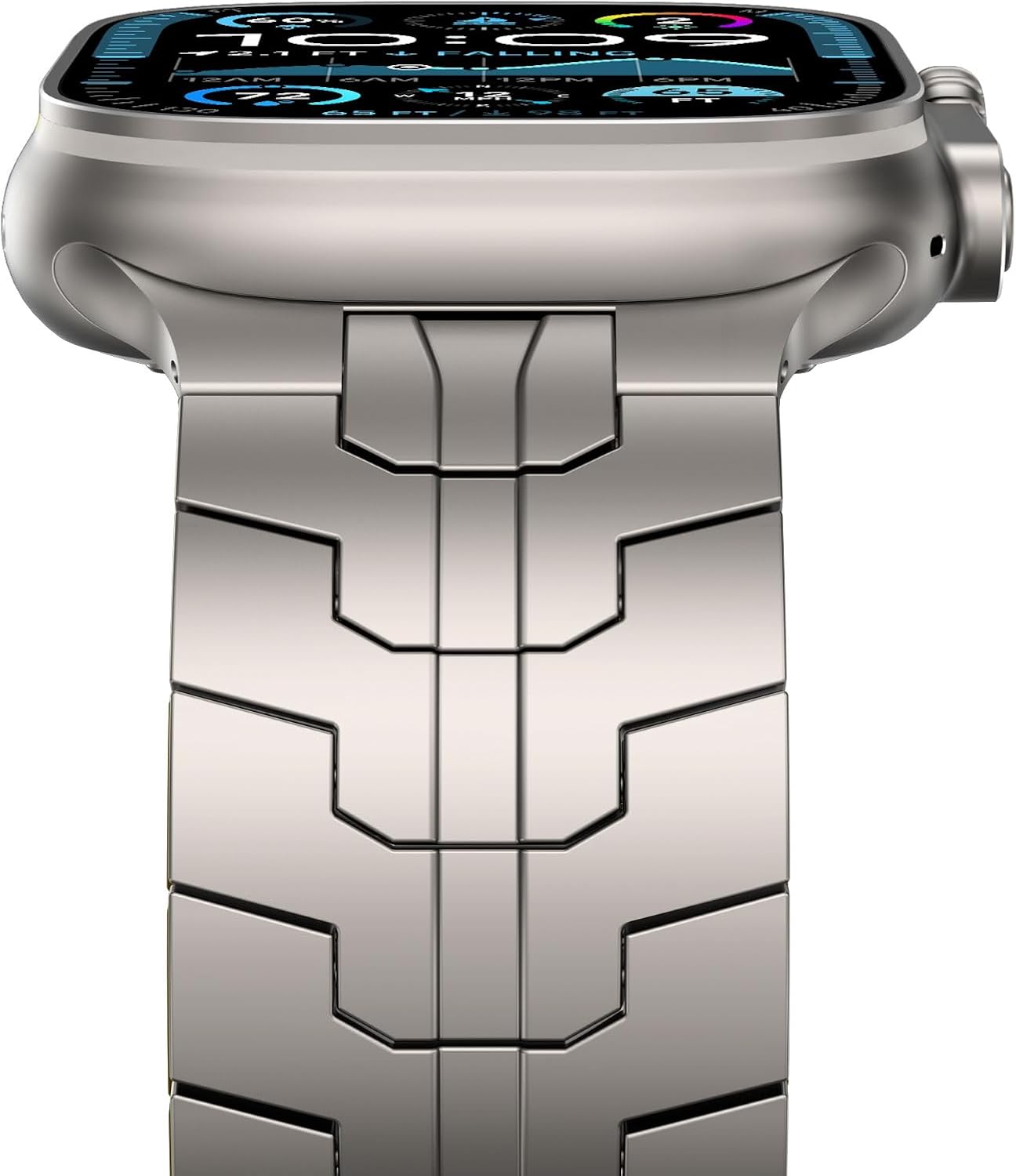 Grade 2 Titanium Stainless Steel Band for Apple Watch Ultra 2