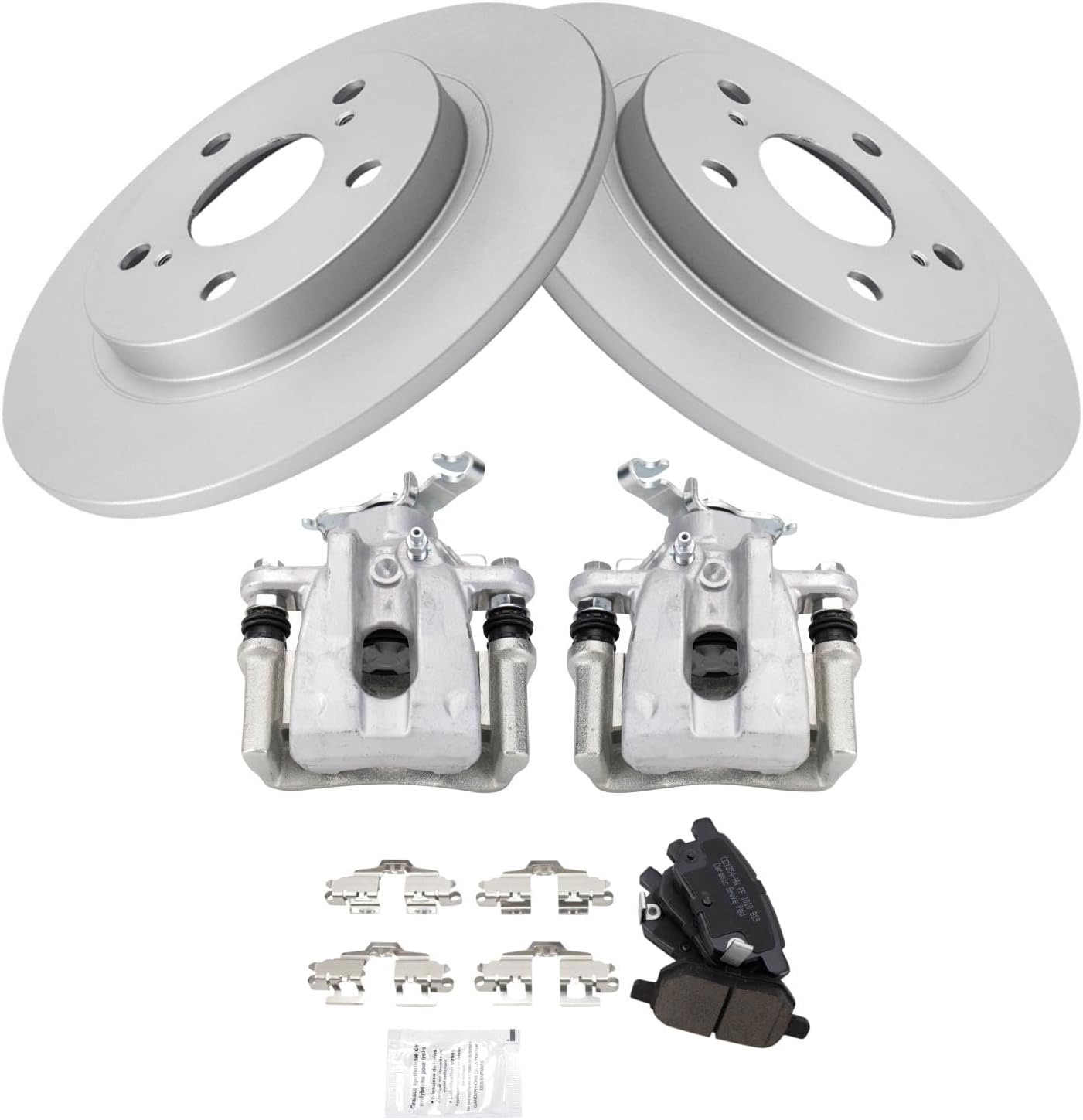 Premium G-Coated Brake Pad & Rotor Kit for Pontiac Vibe & Matrix