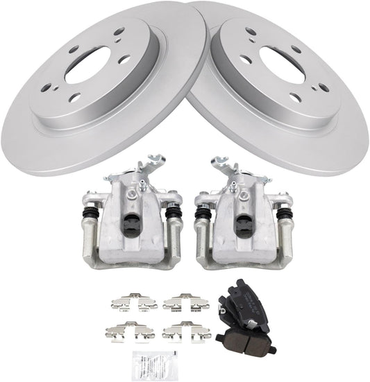 Premium G-Coated Brake Pad & Rotor Kit for Pontiac Vibe & Matrix