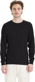 Hanes Men's Essentials Long-Sleeve T-Shirt 2-Pack - Everyday Cotton is