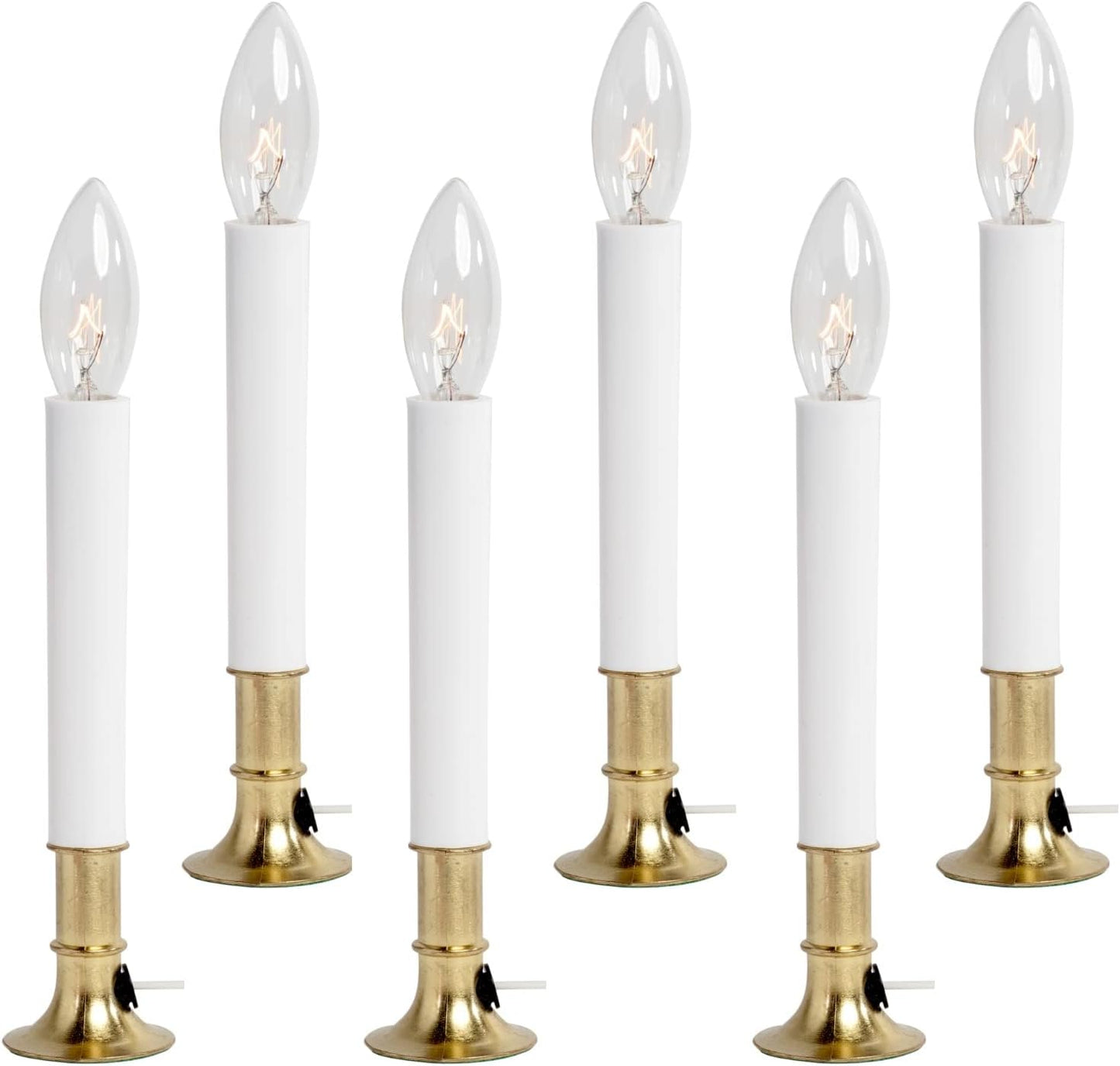 Creative Hobbies Electric Window Candle Lamp with Sensor for Home