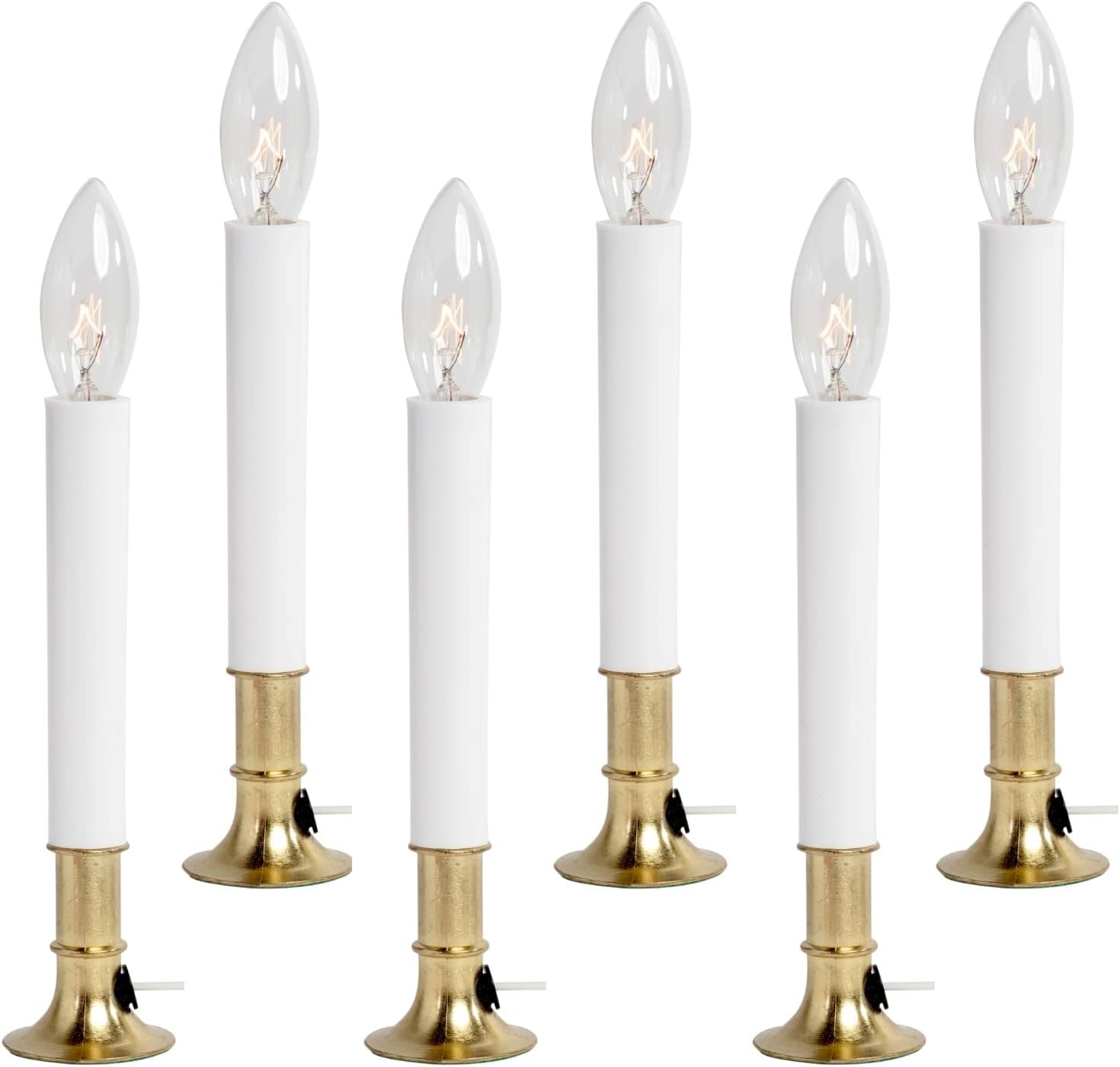 Creative Hobbies Electric Window Candle Lamp with Sensor for Home