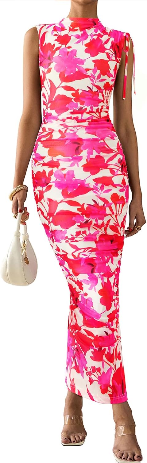 Stylish Summer Maxi Floral Dresses for Women by PRETTYGARDEN