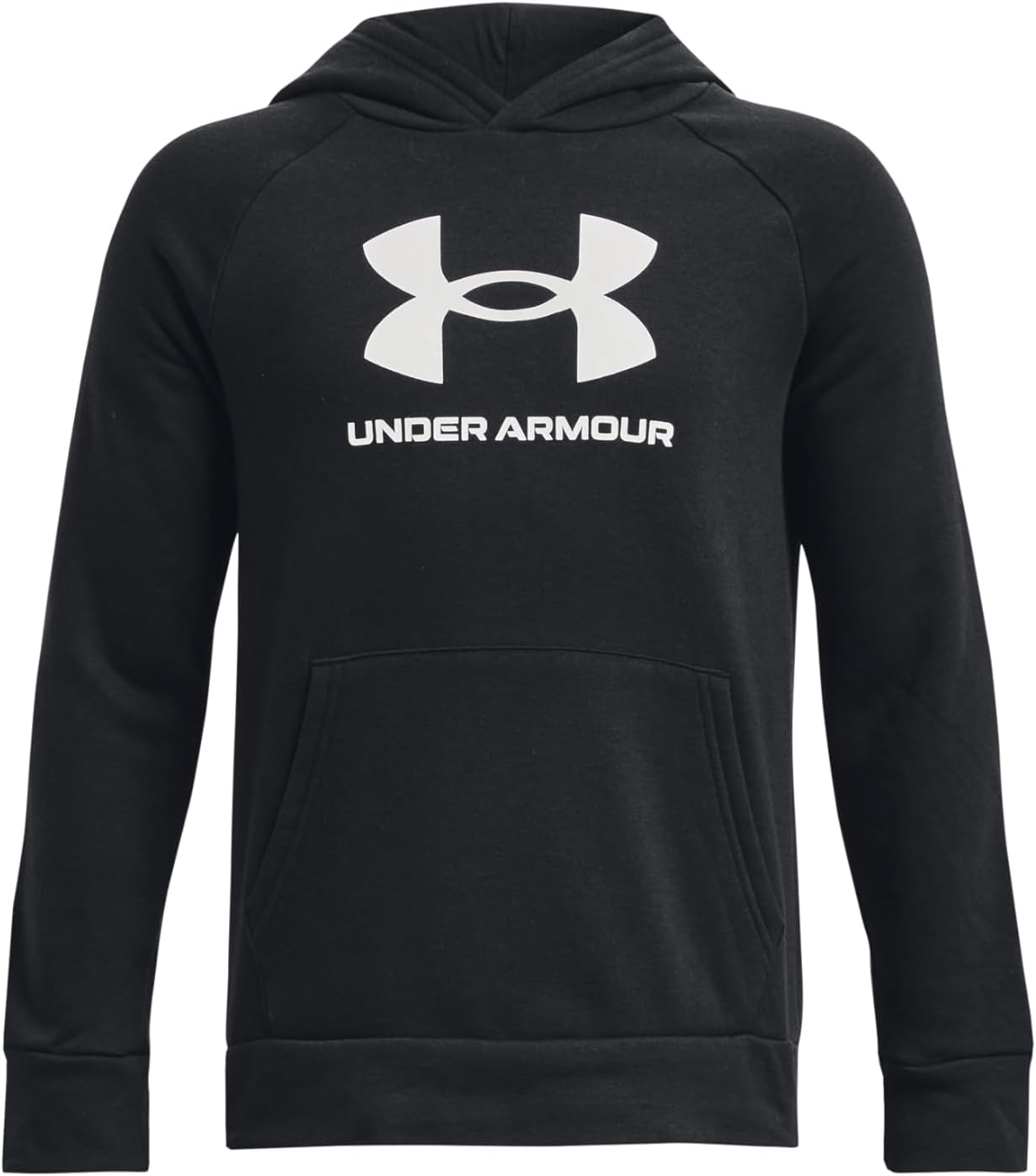 Under Armour Boys Rival Fleece Big Logo Hoodie for Comfort