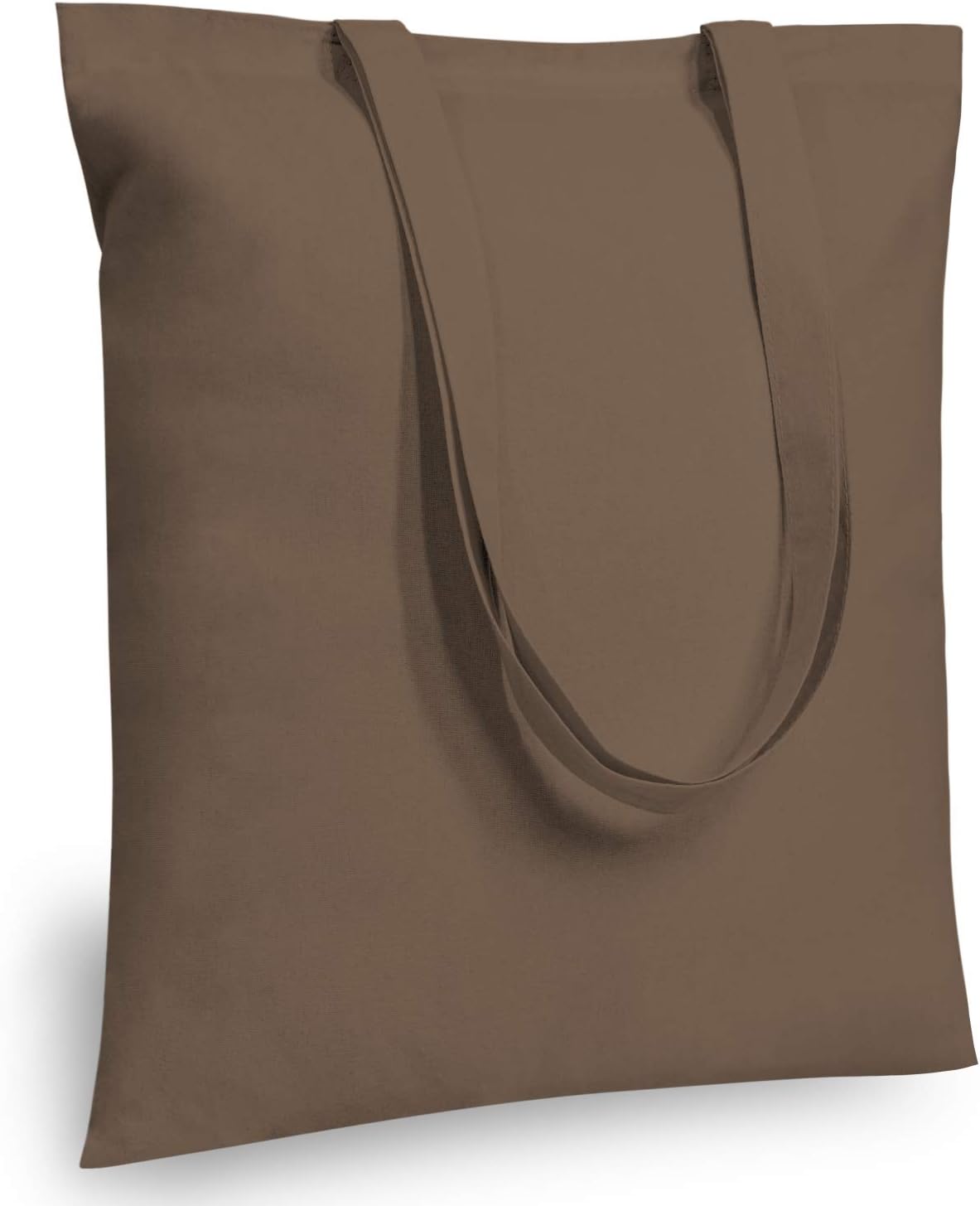 Durable 24-Pack 16inx15in Brown Cotton Tote Bags for All Uses