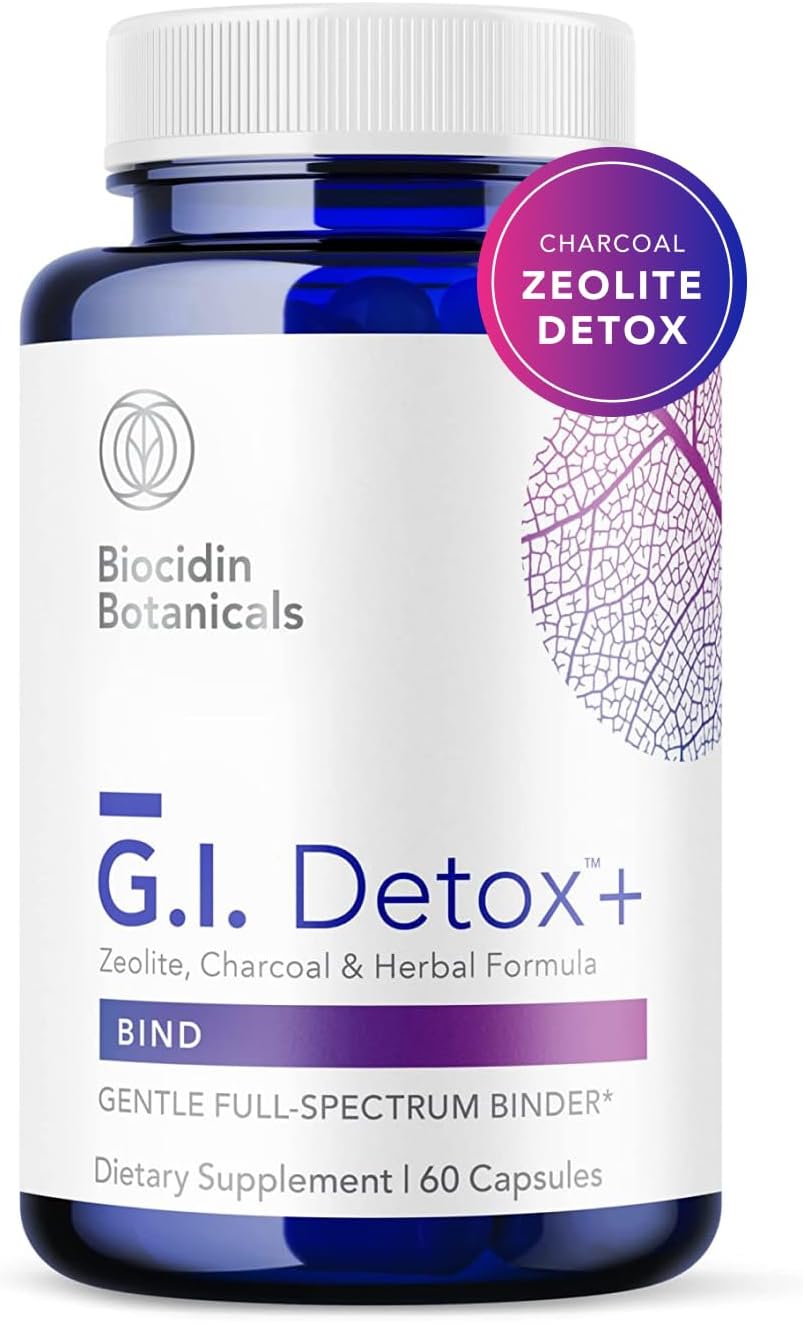 G.I. Detox+ Activated Charcoal & Zeolite Detox Supplements