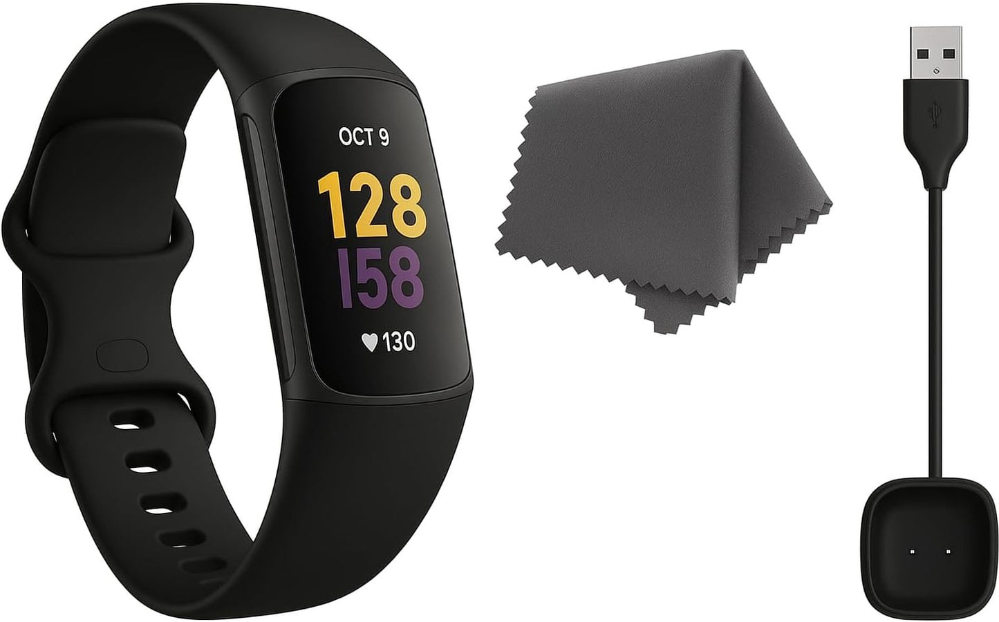 Fitbit Charge 6 Fitness Tracker Bundle with Heart Rate & GPS