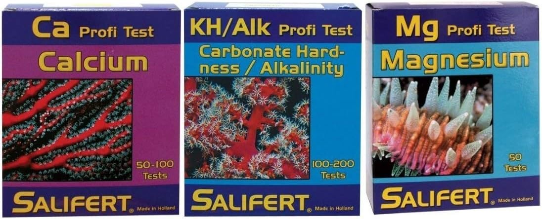 Salifert Alkalinity Calcium Magnesium Test Kit for Accurate Results