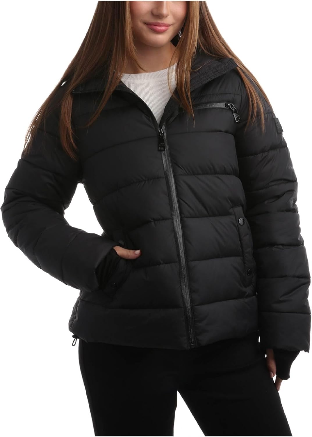 Stylish Packable Quilted Puffer Parka Coat for Women