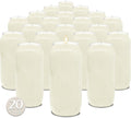 Hyoola 7 Day White Prayer Candles 20 Pack - Long Burning Jar Candles