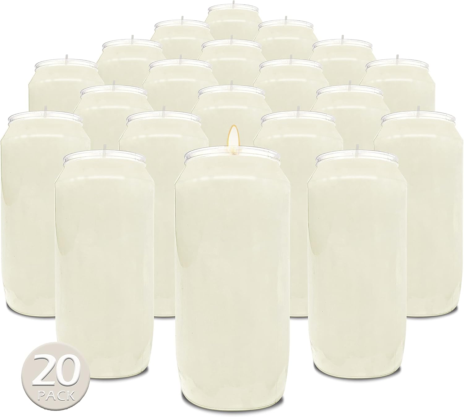 Hyoola 7 Day White Prayer Candles - Perfect for Any Occasion