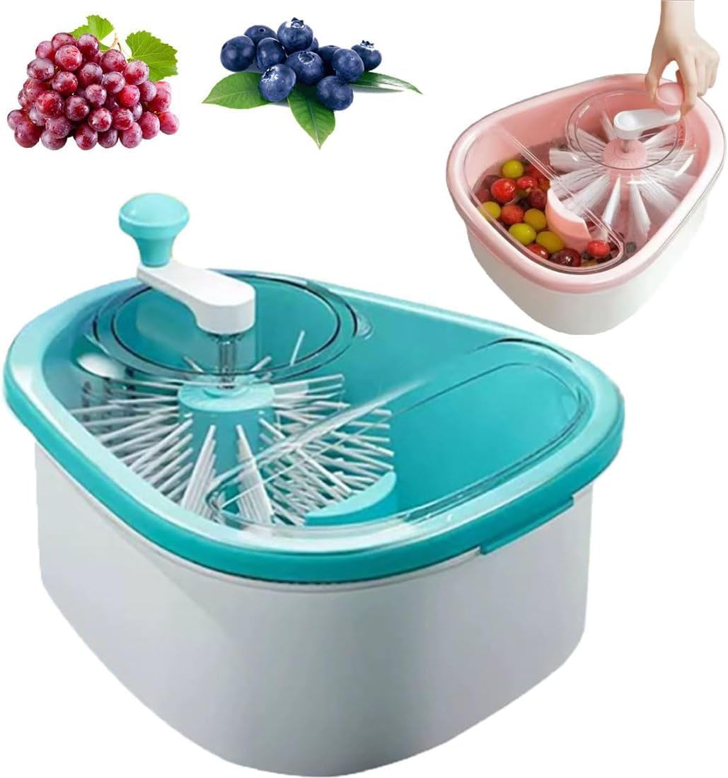 Effortlessly Clean Fruit: Portable Washer & Scrubber