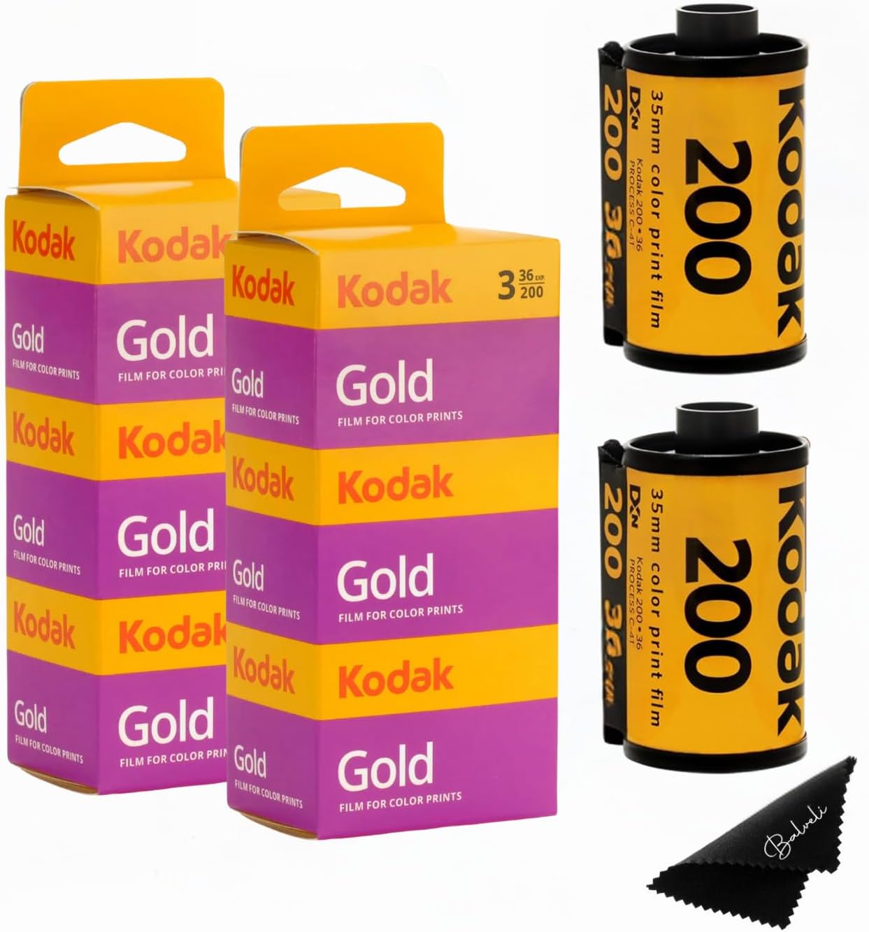 Kodak Gold 200 35mm Film Bundle for Stunning Photography