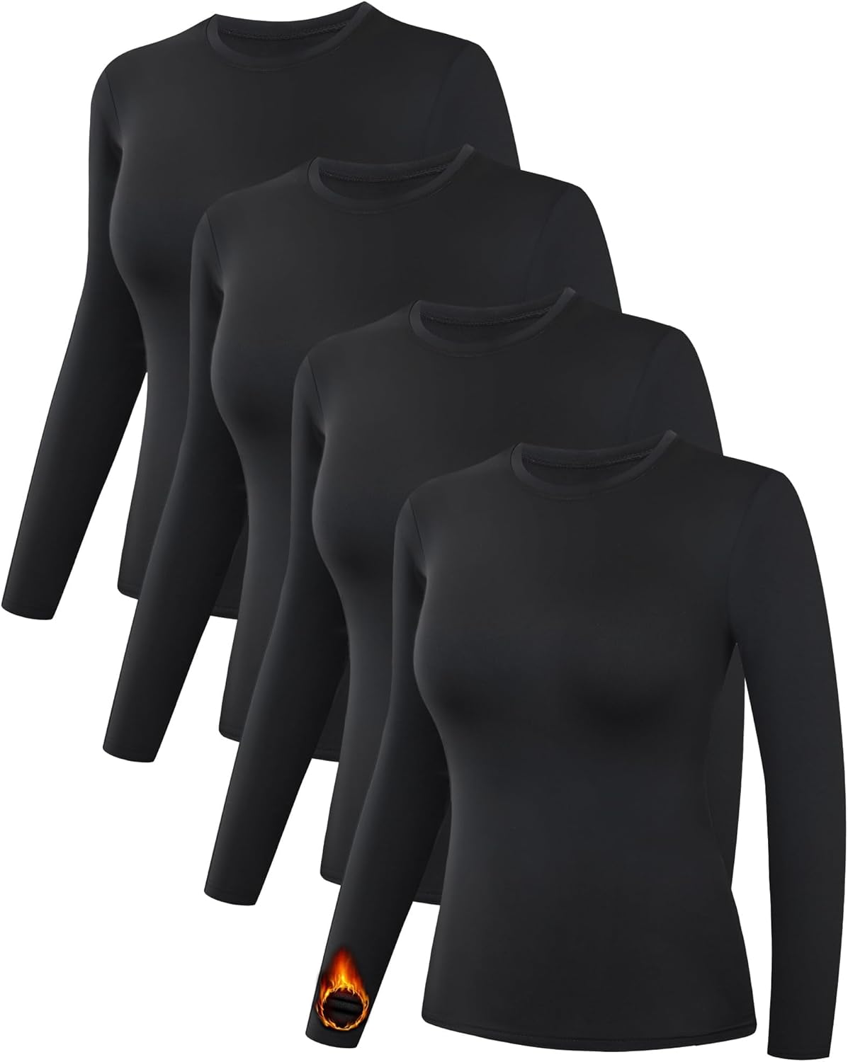 Dalavch Womens Thermal Shirts for Winter Cold Weather Comfort