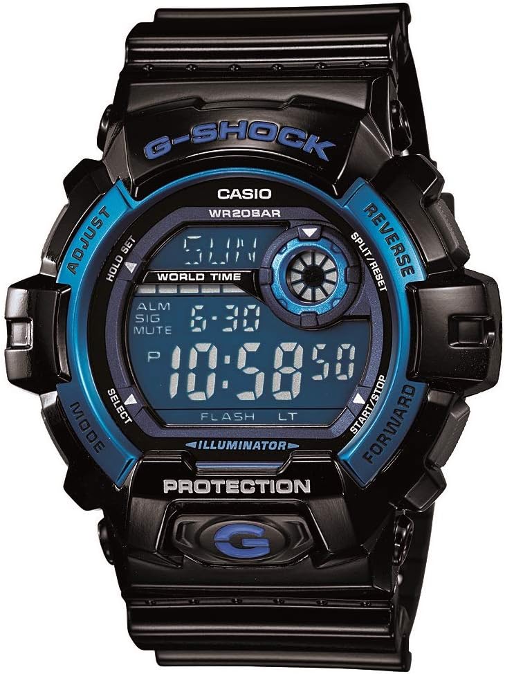 Casio G-Shock: Black & Blue Digital Sport Watch